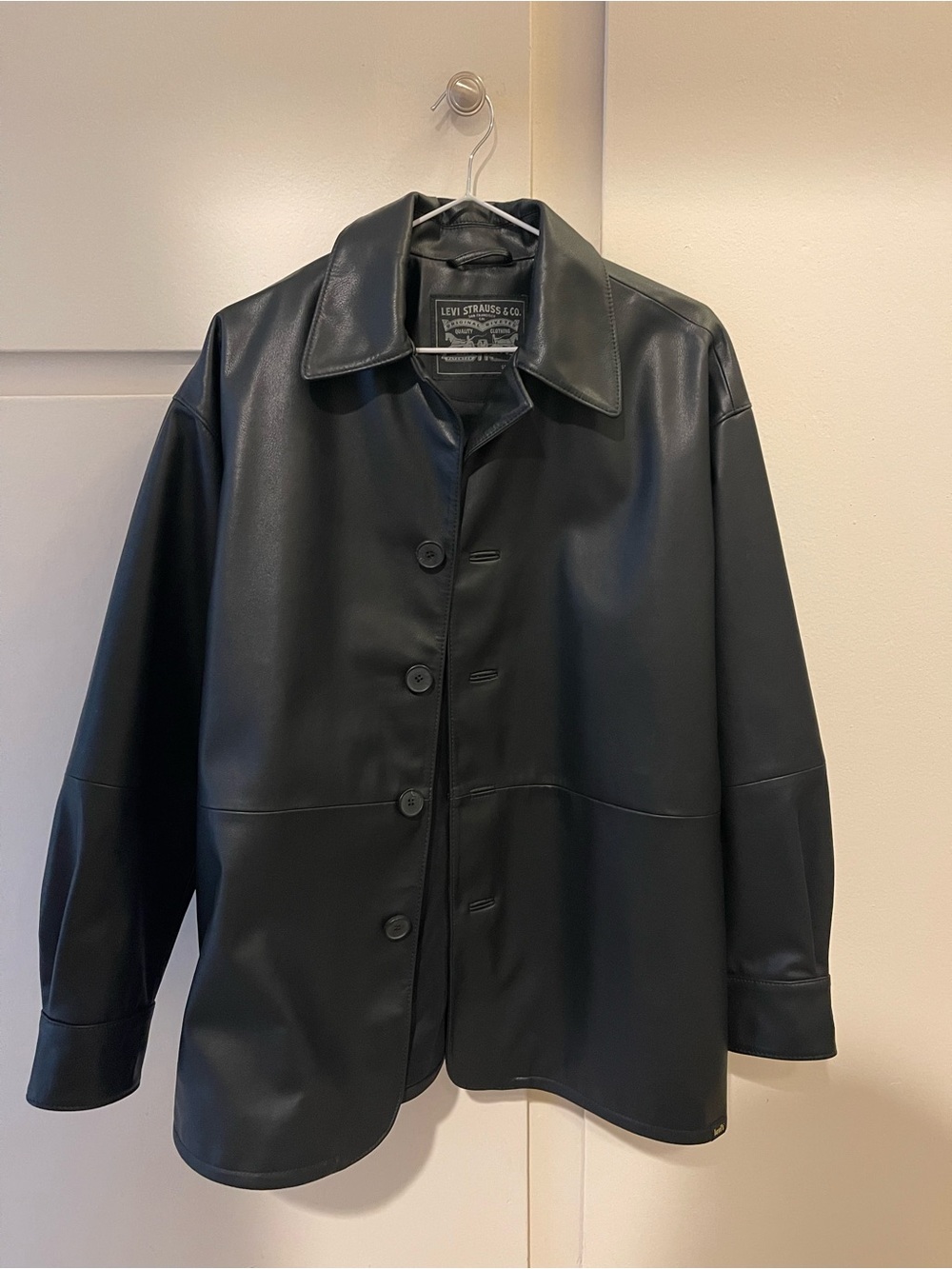 New with Tags Levi's Amelie Leather Blazer Jacket